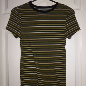 Vintage green and black Baby Tee - size xs